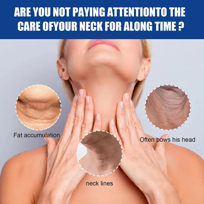 Collagen Neck Cream Anti-aging Tightening Lifting Whitening Moisturizing For Neck Double Chin Reduce - SajiDeals