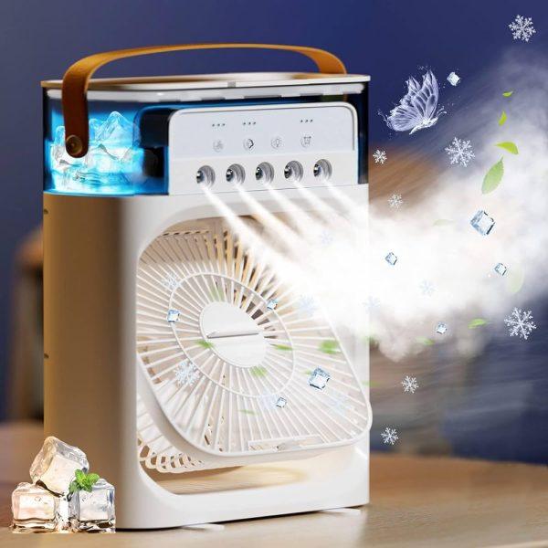 Air Cooler Fan With Embose Button Usb Electric (big Size 10) (random Color) - SajiDeals