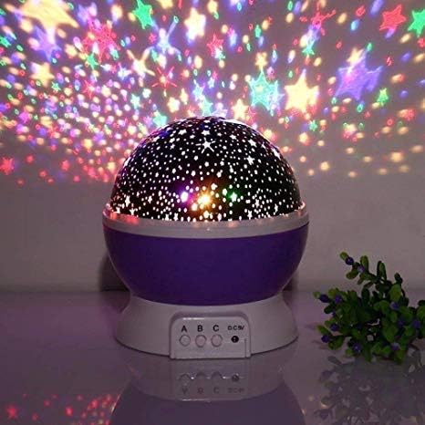 Star Master Dream Rotating Color Changing Projection Lamp Star Light Projector (random Color) - SajiDeals