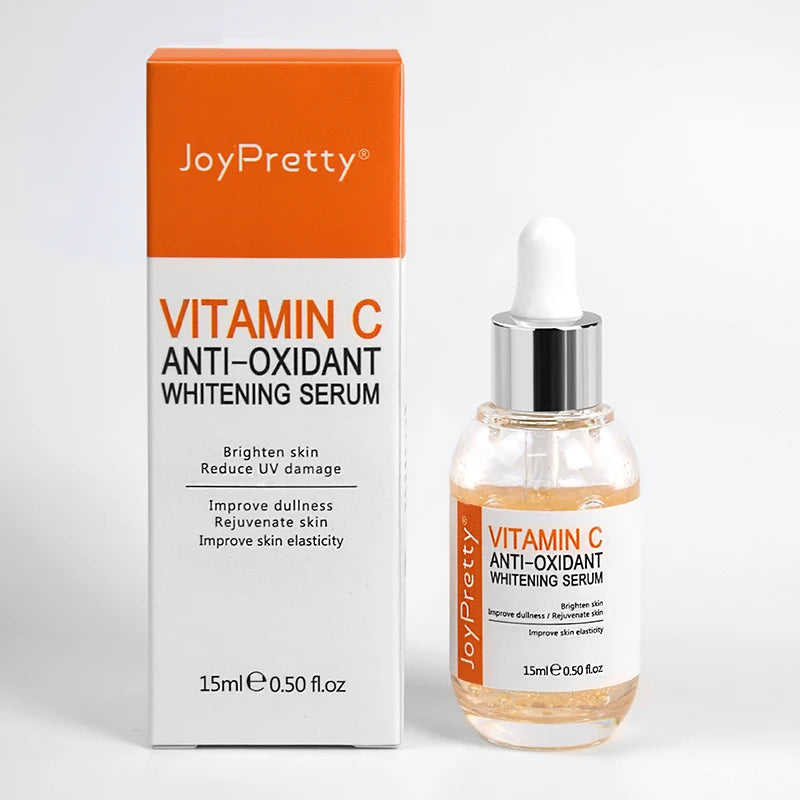 Vitamin C Serum For Face Dark Spots Fading Hyaluronic Acid Moisturizing Plumping Whitening Serum Skin Care Products JoyPretty - SajiDeals