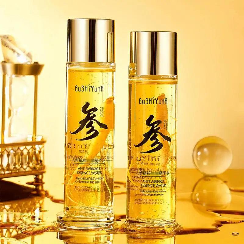 NEW 100ml/120ml Gold Ginseng Face Essence Polypeptide Anti-wrinkle Lightning Moisturizing Facial Serum Skin Care Products - SajiDeals