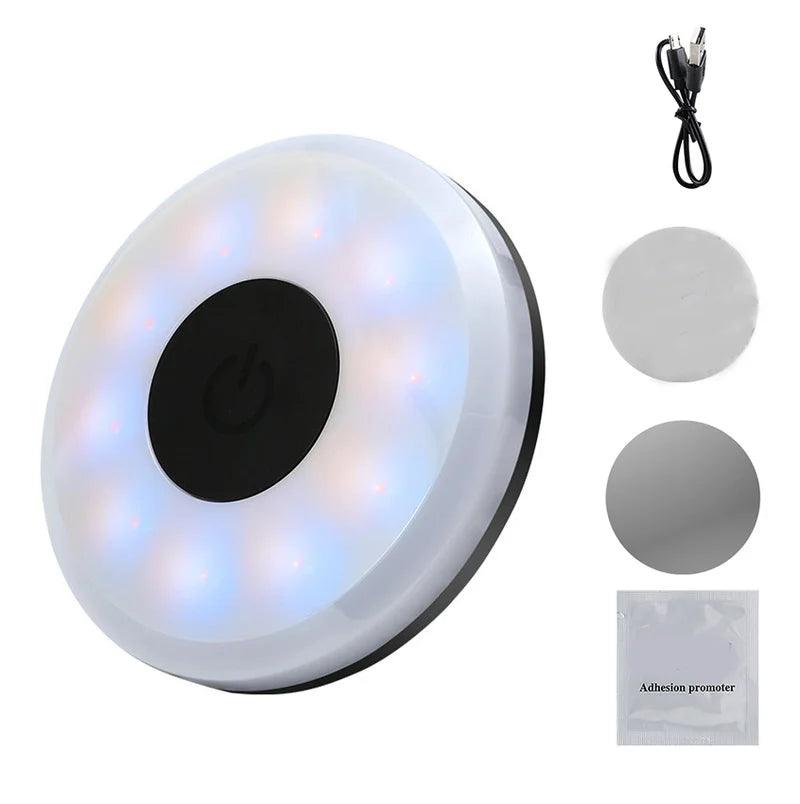 Magnetic Car LED Touch Light Car Roof Interior Light Magnets Ceiling Lamp Universal Reading Night Lamp Car Interior Accessories - SajiDeals