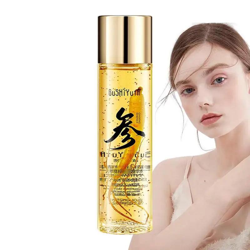 NEW 100ml/120ml Gold Ginseng Face Essence Polypeptide Anti-wrinkle Lightning Moisturizing Facial Serum Skin Care Products - SajiDeals