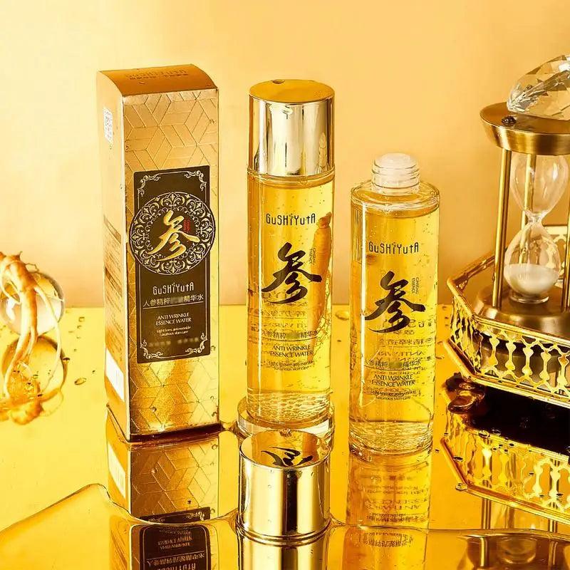 NEW 100ml/120ml Gold Ginseng Face Essence Polypeptide Anti-wrinkle Lightning Moisturizing Facial Serum Skin Care Products - SajiDeals