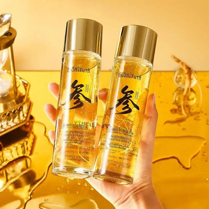 NEW 100ml/120ml Gold Ginseng Face Essence Polypeptide Anti-wrinkle Lightning Moisturizing Facial Serum Skin Care Products - SajiDeals