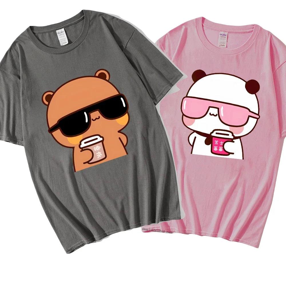 Couple Shirt Bubu Is Watching Movie with Dudu T-Shirts - SajiDeals