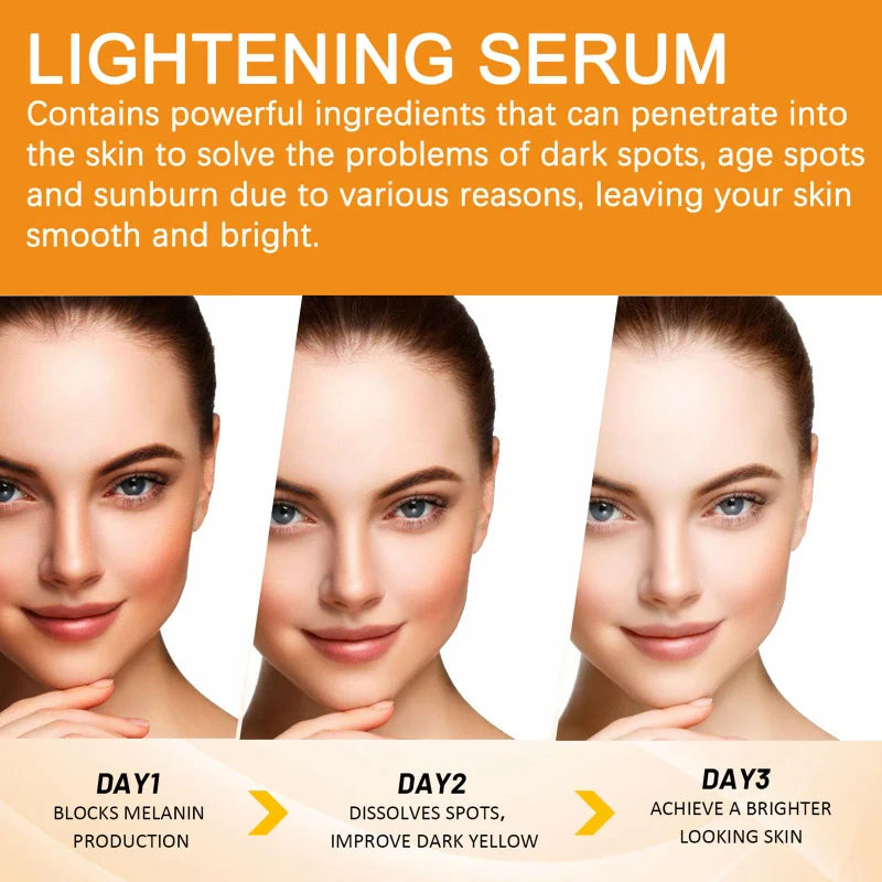 Vitamin C Serum for Face Whitening Facial Serum Hyaluronic Acid Dark Spot Remover Korean Skin Care Products Skincare - SajiDeals