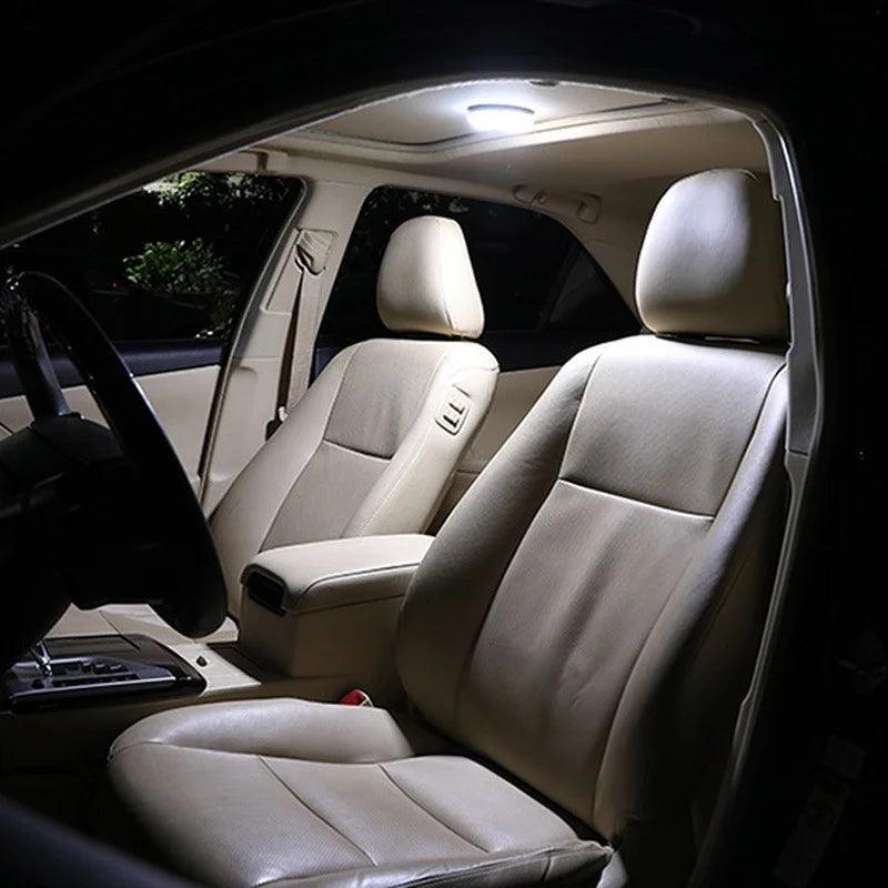 Magnetic Car LED Touch Light Car Roof Interior Light Magnets Ceiling Lamp Universal Reading Night Lamp Car Interior Accessories - SajiDeals