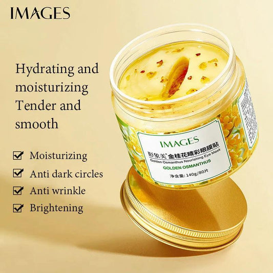 160pcs IMAGES Osmanthus Eye Mask Remove Dark Circles Under The Eyes Moisturizing Firming Eye - SajiDeals